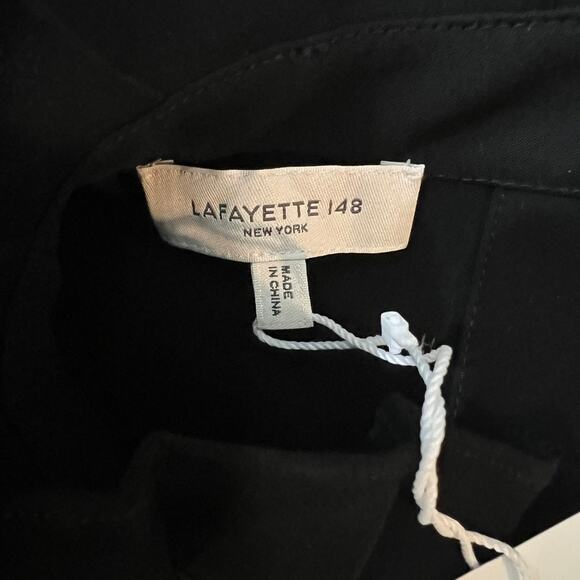 Lafayette 148 Blouse Ruffle High Neck Button Back Women Size XXL NEW - Picture 13 of 13